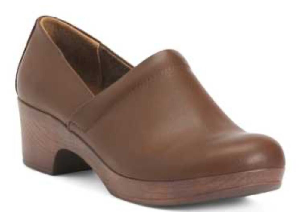 NEW BOC 'Jaylin' Slip On Mule Clog Brown Women's 8.5M Comfort Shoe